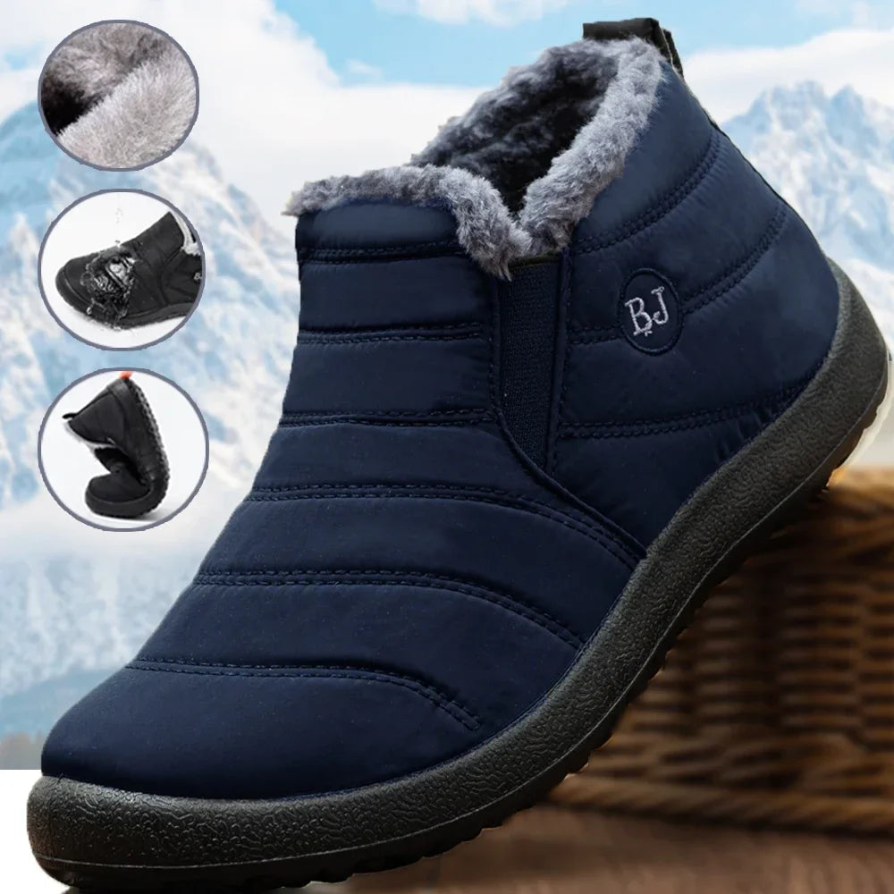 Bota Casual Impermeável Forrada Inverno