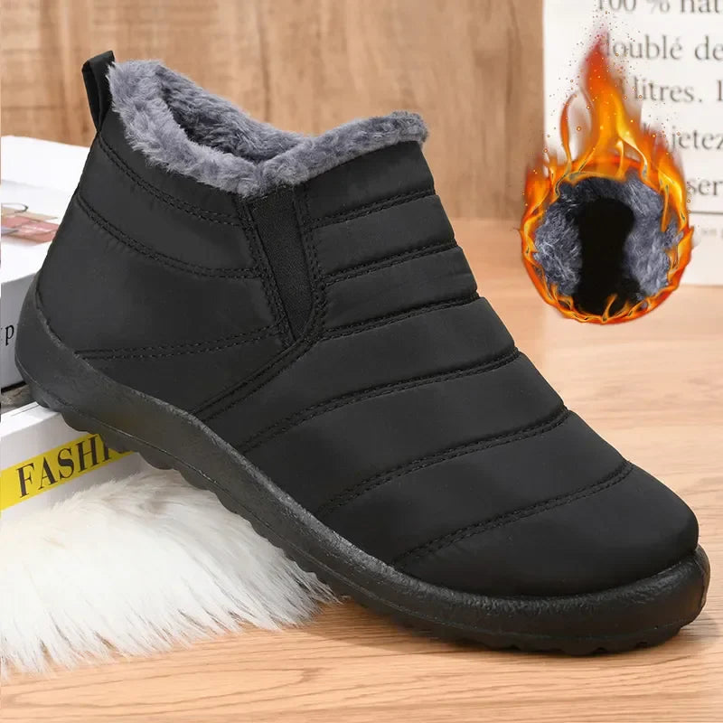 Bota Casual Impermeável Forrada Inverno