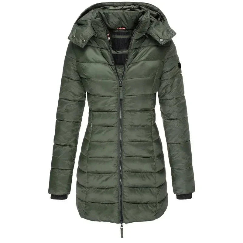 Jaqueta Parka Feminina Puffer Justa ao Corpo - Pantagonia