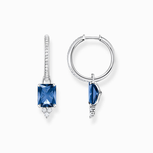 Brinco Argola Oceano Azul em Prata 925 da arquétiposhop em promoção em até 12x