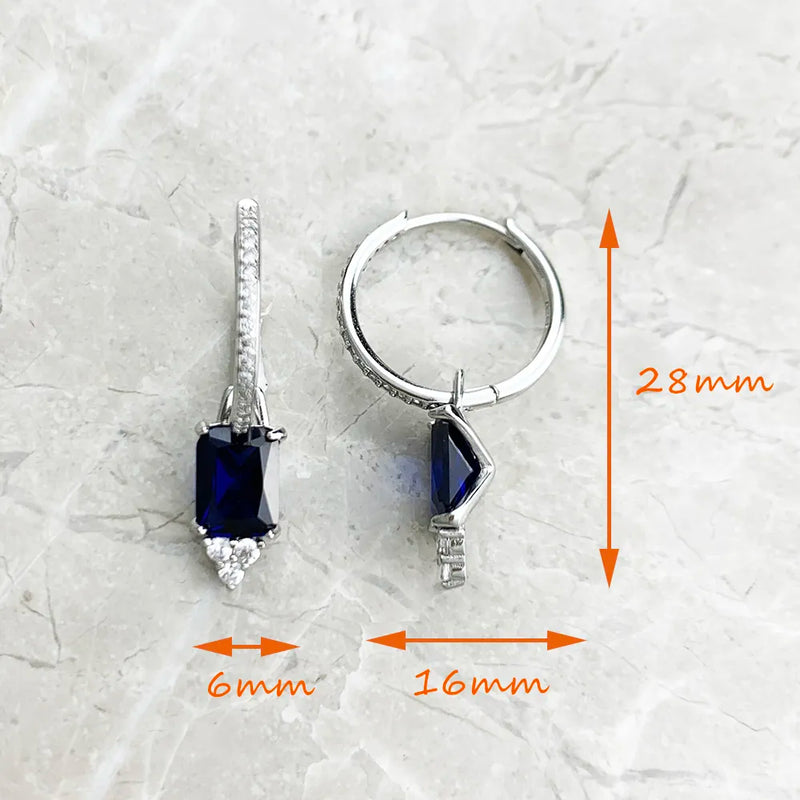 Brinco Argola Oceano Azul em Prata 925 da arquétiposhop em promoção em até 12x