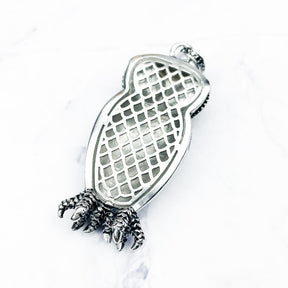 Colar Amuleto - Coruja Guardiã Espiritual - Proteção + Charm de Brinde
