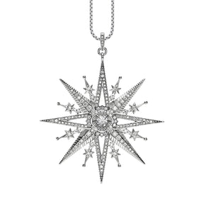 Colar Estrela em Prata 925 - Amuleto Realeza