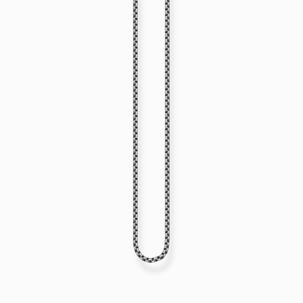 Corrente Veneziana 2mm para Pingente - Banhado em Prata Antiga