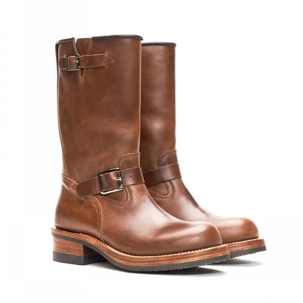 Bota Masculina Casual Vintage Antiderrapante Para Montaria - Promoção De Inverno 2025