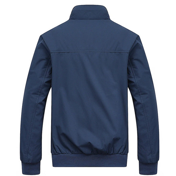 Casaco Masculino Aberto De Zíper Casual Forrado Xadrez - Promoção de Inverno 2025