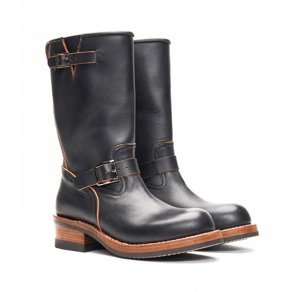 Bota Masculina Casual Vintage Antiderrapante Para Montaria - Promoção De Inverno 2025