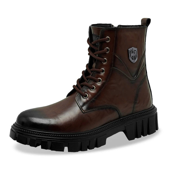 Bota Masculina De Inverno Clássica Brilhante Sola Grossa -  Promoção de Inverno 2025