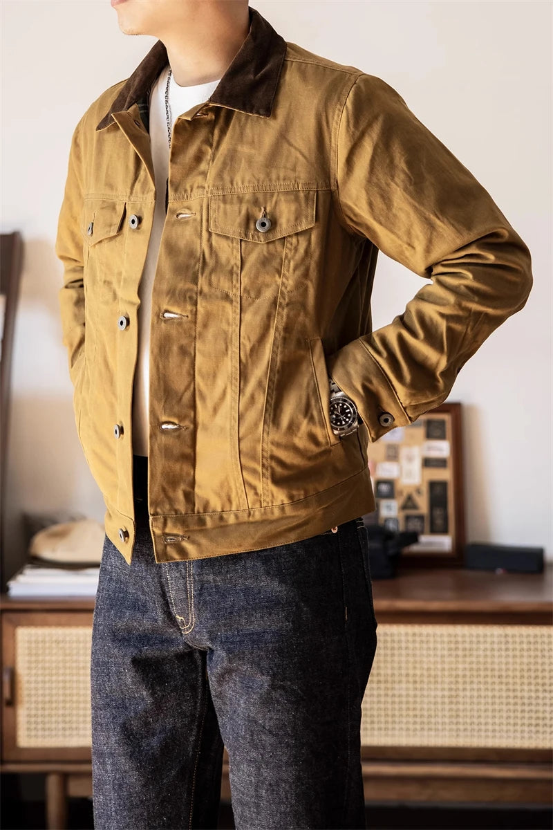 Jaqueta Masculina Clássico De Inverno Trabalho De Botões -  Promoção de Inverno 2025