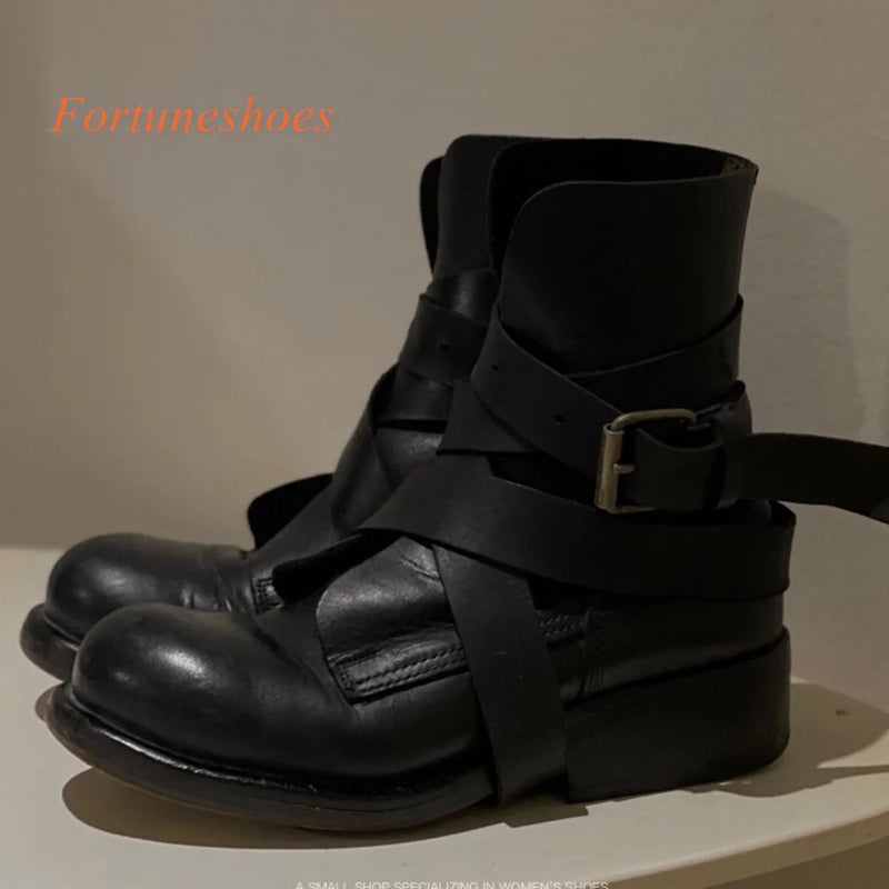 Bota Feminina De Inverno Com Cinta Amarração - Promoção De Inverno 2025