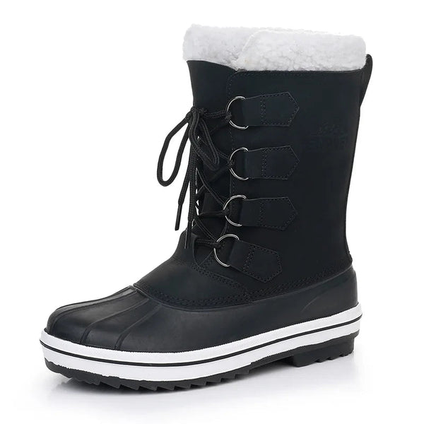 Bota Feminina Tendência De Inverno Resistente Impermeável - Promoção De Inverno 2025
