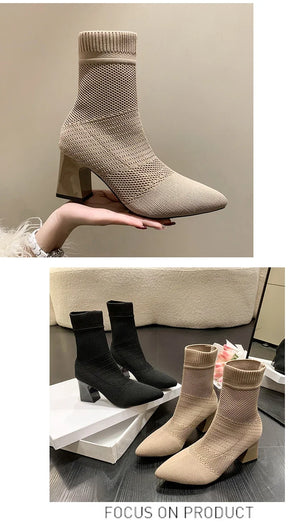 Bota Feminina Crochet