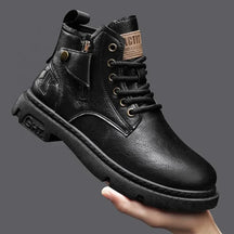 Bota de Couro Masculina Vintage Heron