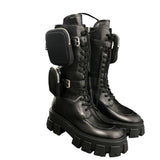Bota Feminina De Inverno Estilosa Sola Tratorada com Mine Bolsa - Promoção De Inverno 2025