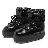 Bota Feminina De Tornozelo Impermeável Antiderrapante