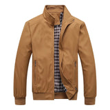 Casaco Masculino Aberto De Zíper Casual Forrado Xadrez - Promoção de Inverno 2025