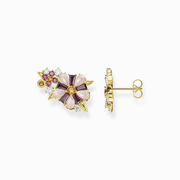 Brincos Flores em Ouro 18k Paraiso