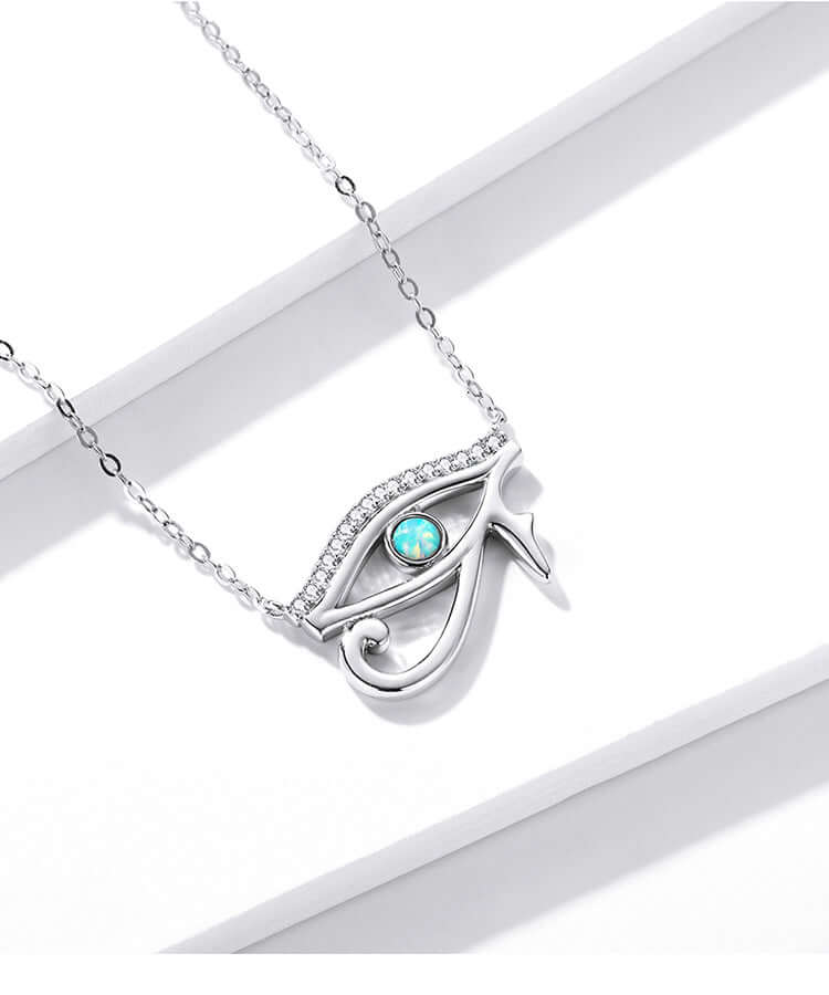 Colar Cleópatra olho de horus, olho do mau, olho de horus em prata, colar de opala,Prata 925 Esterlina Arquetiposhop.com.br, arqeutipo de cleopatra, como ativar o arquetipo de cleopatra, lado luz do arqeutipo d (5)