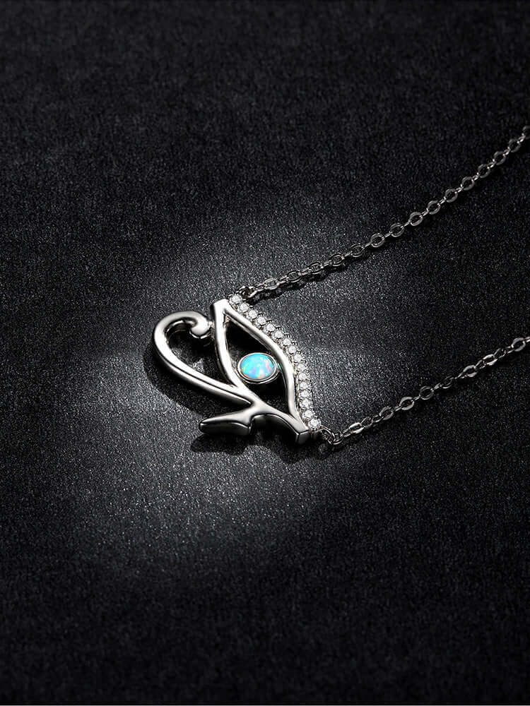 Colar Cleópatra olho de horus, olho do mau, olho de horus em prata, colar de opala,Prata 925 Esterlina Arquetiposhop.com.br, arqeutipo de cleopatra, como ativar o arquetipo de cleopatra, lado luz do arqeutipo d (5)