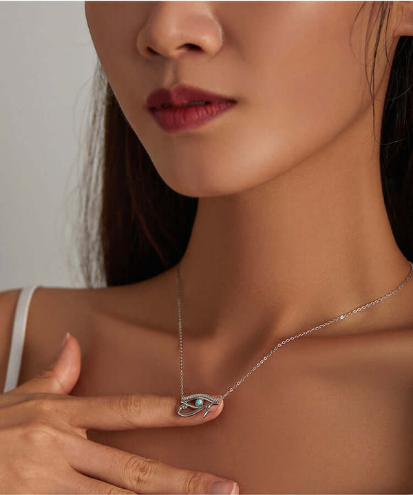 Colar Cleópatra olho de horus, olho do mau, olho de horus em prata, colar de opala,Prata 925 Esterlina Arquetiposhop.com.br, arqeutipo de cleopatra, como ativar o arquetipo de cleopatra, lado luz do arqeutipo d (5)