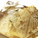 Colar Gato Charm Estrelas Mágicas de Ouro
