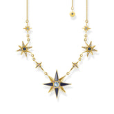 Colar Realeza Estrelas Banho de Ouro 18K