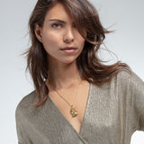 Colar Gato Charm Estrelas Mágicas de Ouro