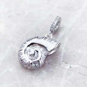 Pingente Charm Concha do Mar Prata 925 - My Arq