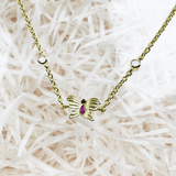 Pulseira Borboleta em Ouro 18k e Zircônias