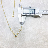 Colar Realeza Estrela e Lua Ouro