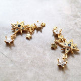 Brincos Estrela Banho de  Ouro - Climber